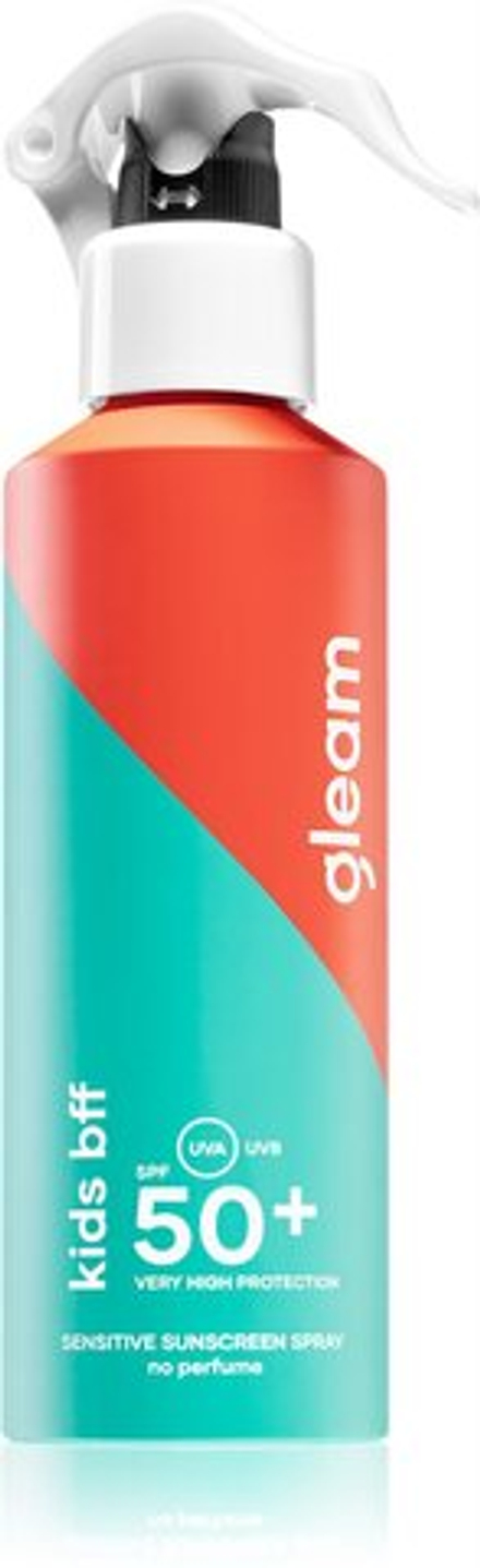 Gleam Kids bff - солнцезащитный спрей для детей SPF 50+ /   200  ml  / GTIN 8059300537145