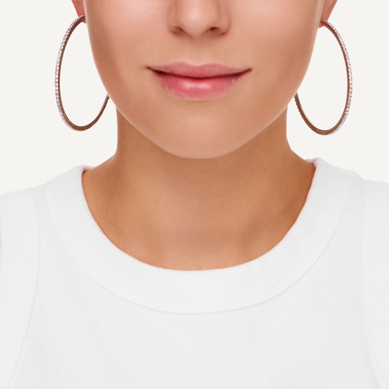 Серьги Бриллиантовая Линия – Серебро