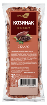 Батончики козинаки из полбы с какао. 20г.