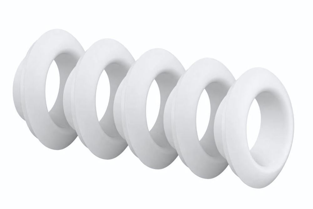 Комплект из 5 сменных насадок Deluxe Climax Tips (Цвет: белый)