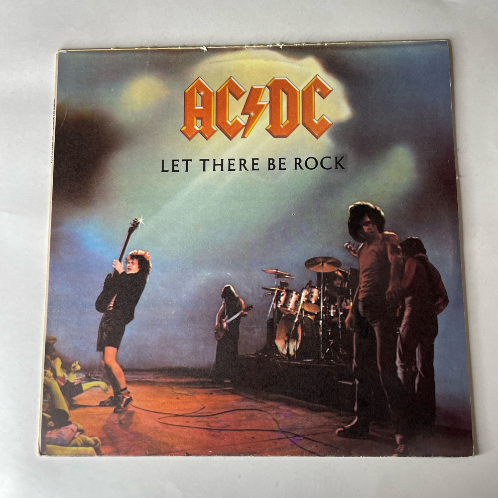 Винтажная виниловая пластинка LP AC DC Let There Be Rock (Россия 1994)