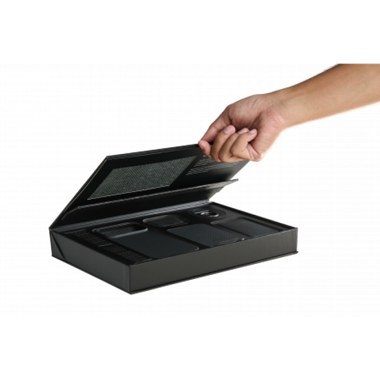 Подарочный набор из 6 аксессуаров Pitaka, черный