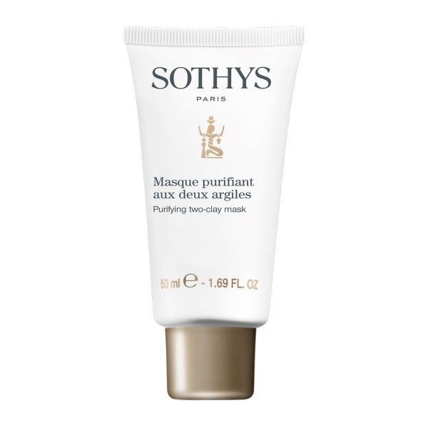 Активная себорегулирующая очищающая маска Purifying Two-Clay Mask, Sothys, 50 мл