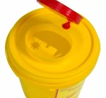 Емкость-контейнер для сбора острого-инструмента 2 л класс Б желтый МедКом 80 шт