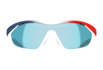 Спортивные очки с диоптриями 720armour Analog Pro / Matte Dark Grey Blue / Matte Neon Red Orange / Matte White Gasket / Smoke Full Blue White Lens