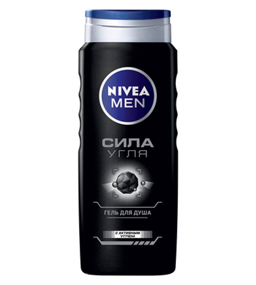 Nivea Men Гель для душа Сила угля, 250 мл