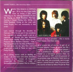 Deep Purple / Deepest Purple - The Very Best Of (30th Anniversary Edition)(CD+DVD)