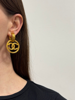 Клипсы трансформеры с крупными подвесками Chanel