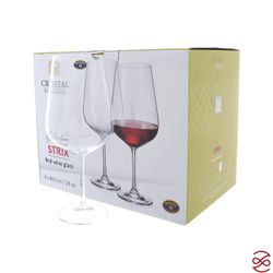 Набор бокалов для вина Crystalite Bohemia Strix/Dora 850 мл (6 шт)