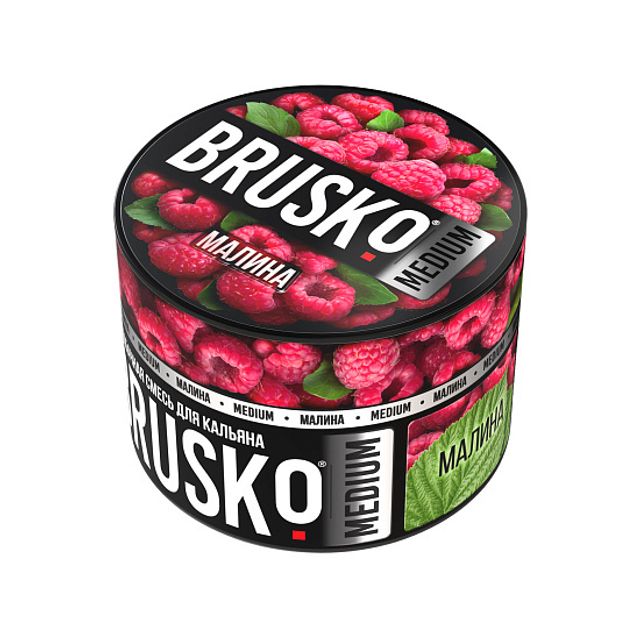 Бестабачная смесь Brusko Medium - Малина 50 г