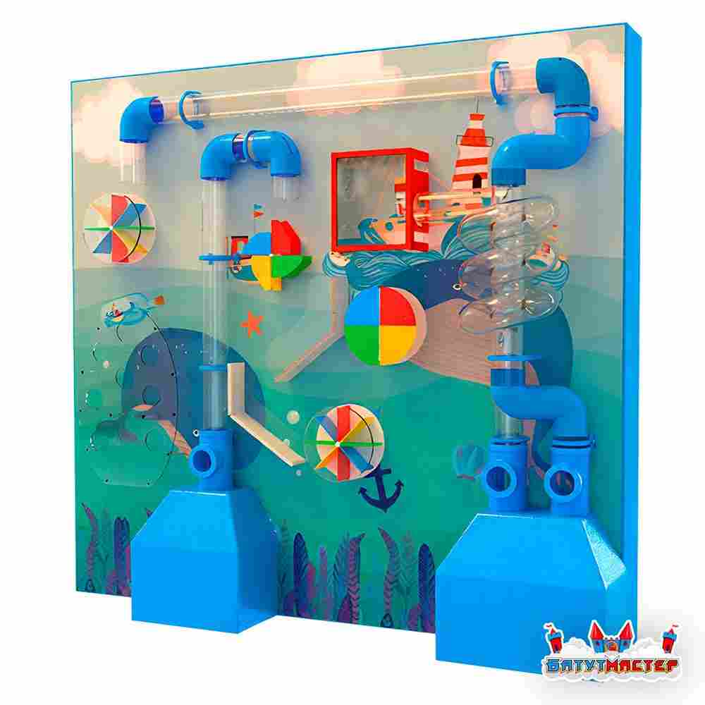 Интерактивный комплекс стена «Воздушная магия», 3×1,9×0,45 м