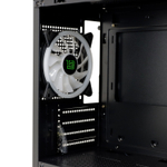 Корпус BaseTech eXtreme GFX-06, Без БП, mATX, чёрный, 4xARGB FAN, 2xUSB2, 1xUSB3, бок: закалённое стекло (BT-GFX-06-MESH-4F-ARGB)