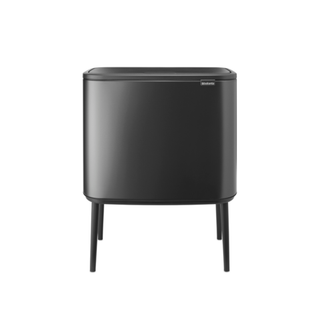 Мусорный бак Touch Bin Bo (11 л + 23 л), Темно-серый