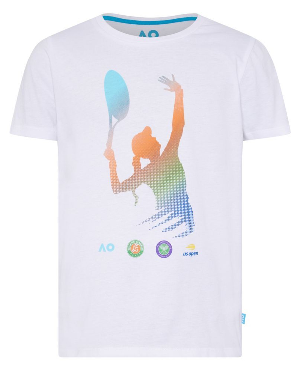 Футболка для девочки теннисная Australian Open Girls T-Shirt Grand Slam - white