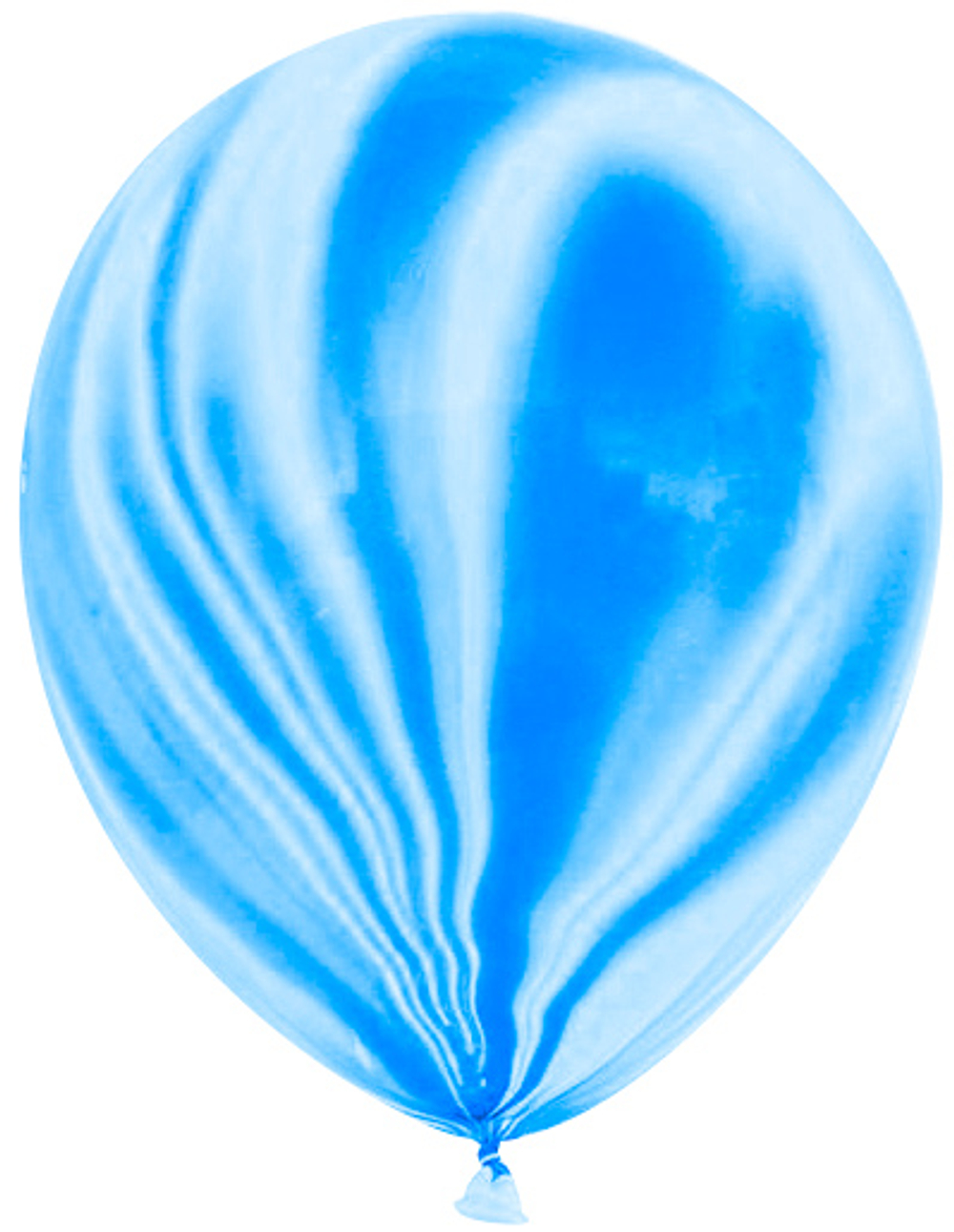 Воздушные шары с гелием и обработкой Многоцветный Blue Синий 12"/30 см