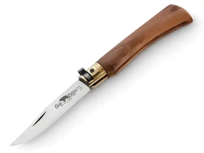 Нож складной Old Bear Classical Walnut S, сталь W1.4060, Satin, орех