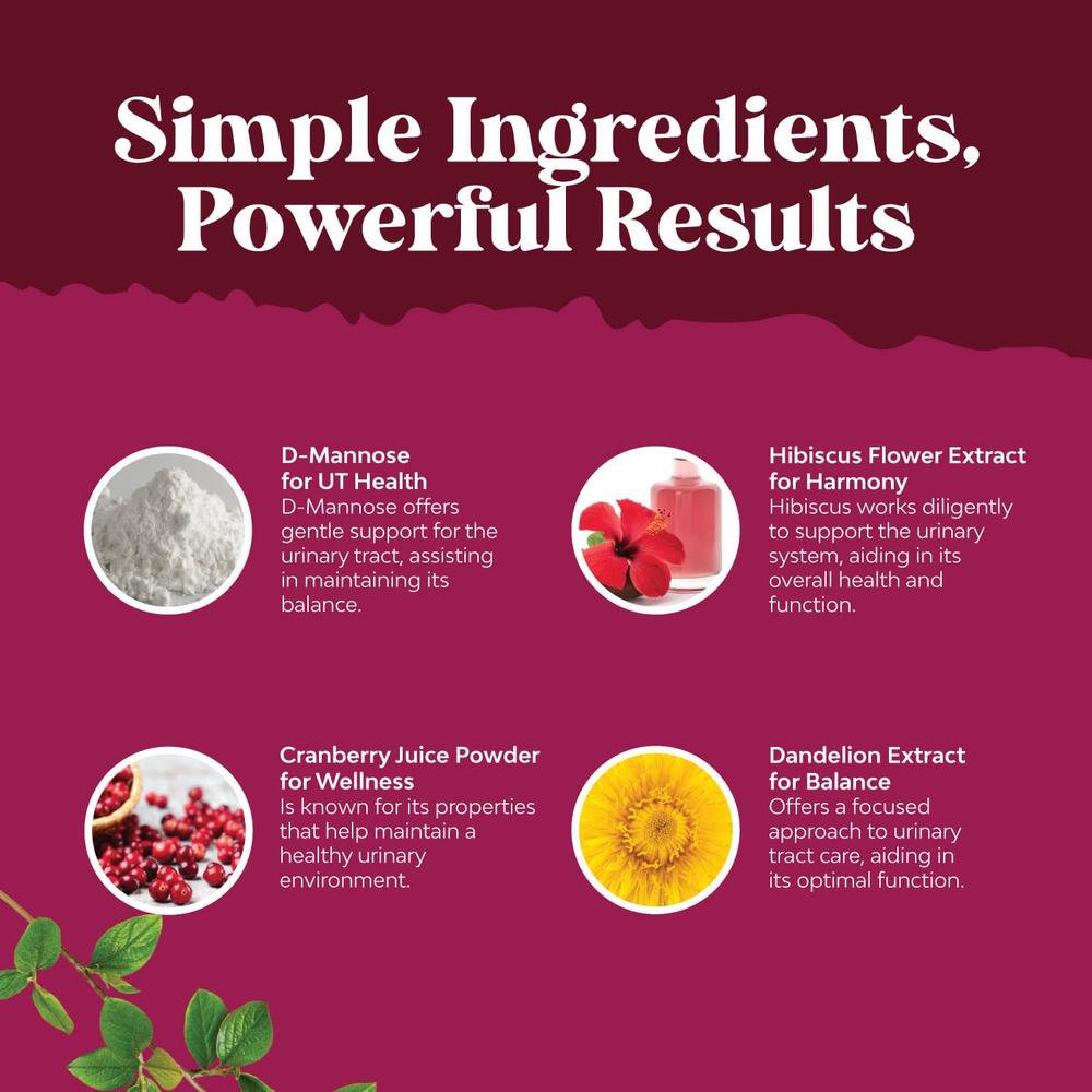 Nature's Craft, D-манноза и клюква, 60 капсул