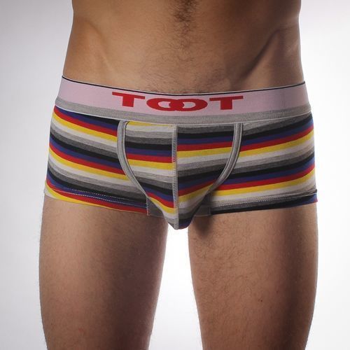Мужские трусы боксеры желтые в полоску Toot Boxer Yellow