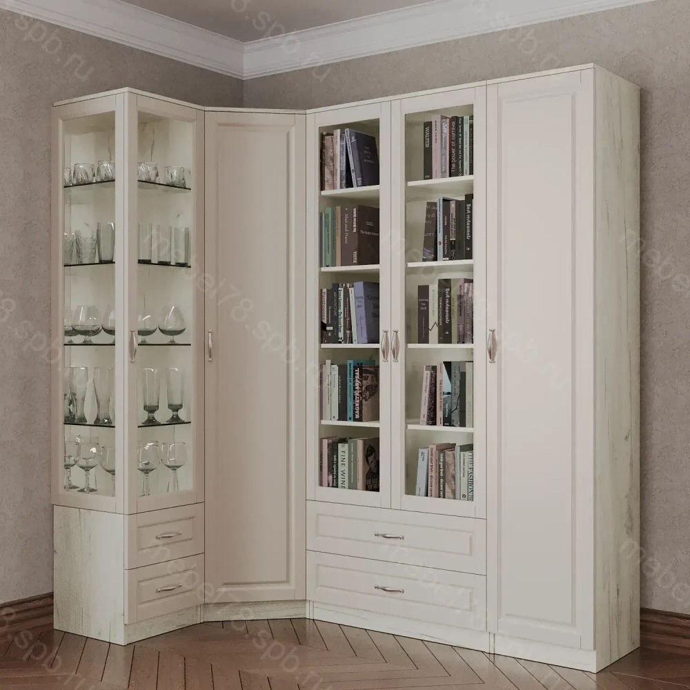 Шкаф угловой №15 (мадес)