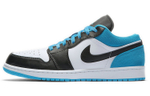 Jordan Air Jordan 1 low "laser blue" Shock Absorption Anti-slip Low Help Retro Basketball Shoes Men's Laser Blue