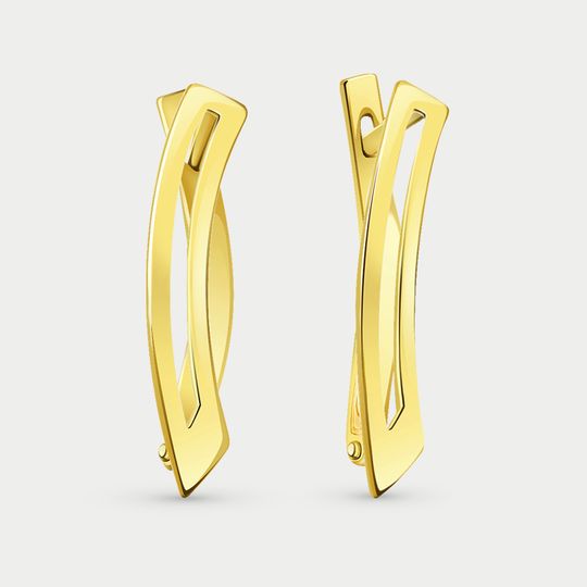 Серьги золотые