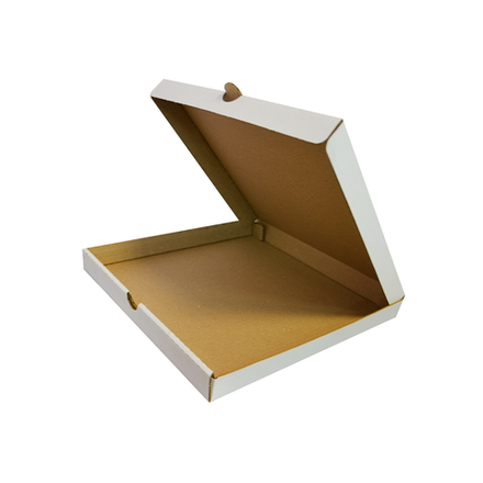 Коробка д/пиццы 250х250х40 белая/50