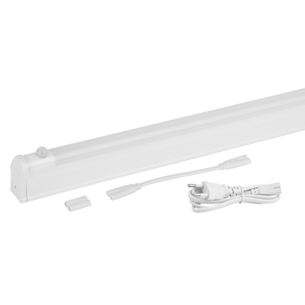 Линейный светодиодный светильник ЭРА LLED-02-08W-4000-MS-W 8Вт 4000K L574мм с датчиком движения и освещения