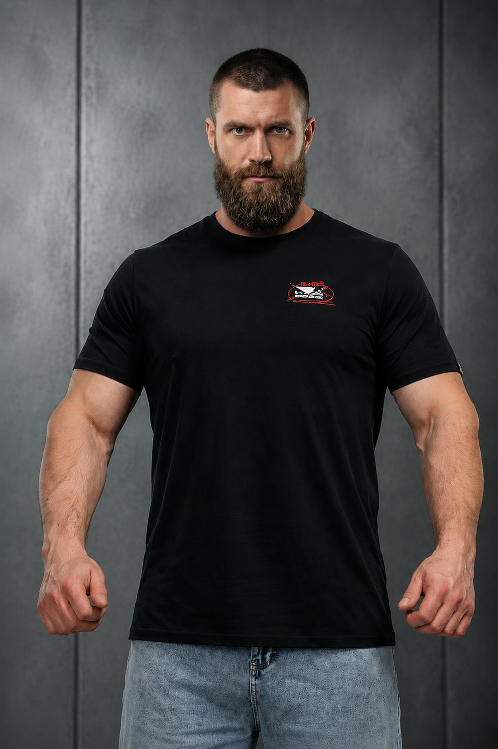 Футболка Bad Boy Fighter Pattern черная