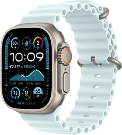 Apple Watch Ultra 2 49mm Ocean Band Ice Blue / Titanium Case