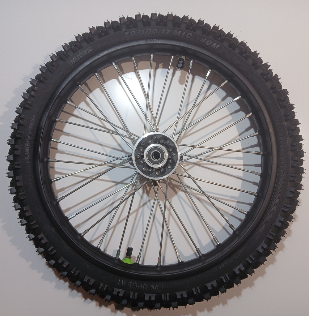 Колесо переднее в сборе 70/100 17" Питбайк Аpex 125E (2024г.)