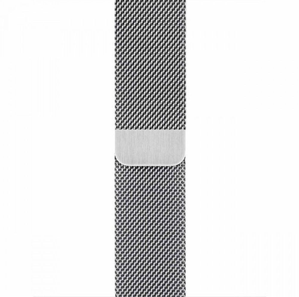 Миланский сетчатый браслет из нержавеющей стали Apple для Apple Watch 38, 40 и 41 мм Серебристый | Silver