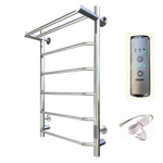 Полотенцесушитель электрический ЛЦ 80х50 7пер ТРАПЕЦИЯ ПОЛКА унив (скрыт подкл, таймер,342Вт) ТРУГОР