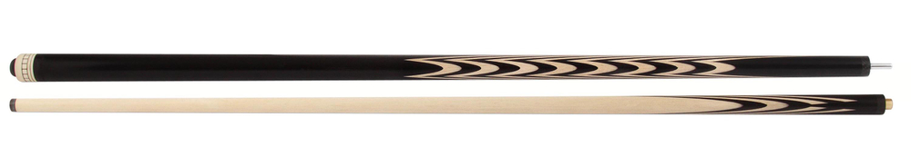 Бильярдный кий для русского бильярда Бэтмен, двухсоставной (граб, черный граб)