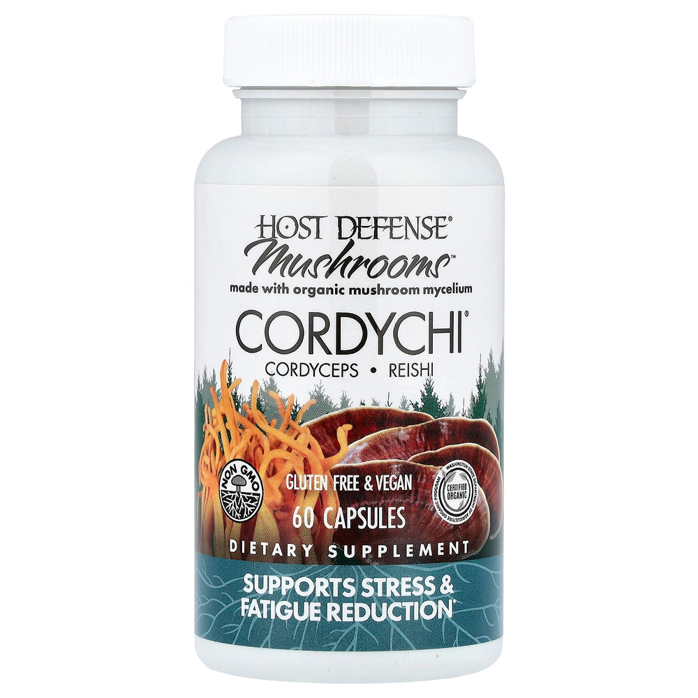 Host Defense, Mushrooms™, Cordychi®, 60 капсул