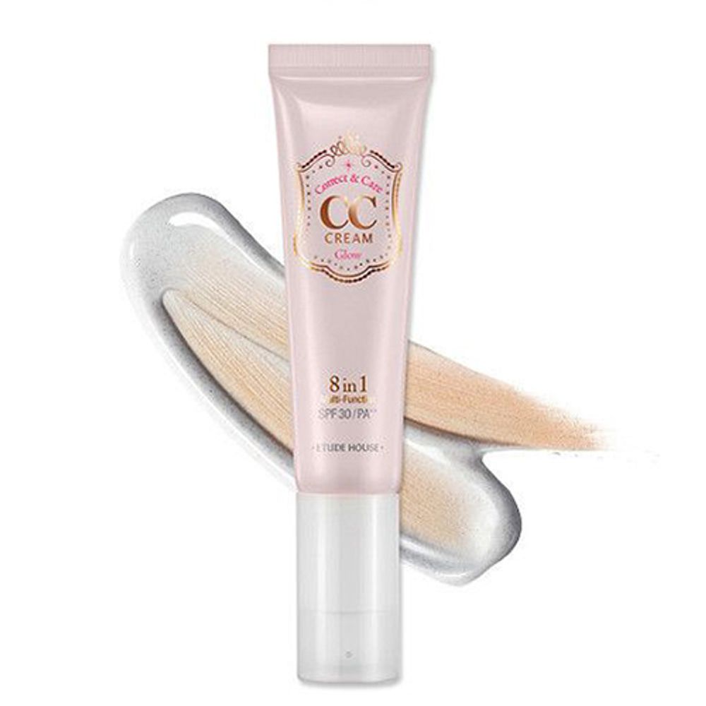 Etude House СС-крем корректирующий для сияния кожи - CC Cream correct&amp;care glow, 35г