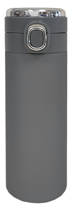 Термокружка с LED-дисплеем, серый