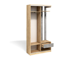 Прихожая Лайт Дуб Крафт золотой / Ателье светлое