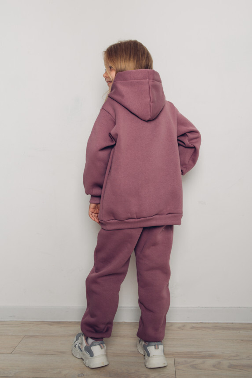 Спортивный костюм "ОВЕРСАЙЗ" 3701/1 брусника, 3хн
