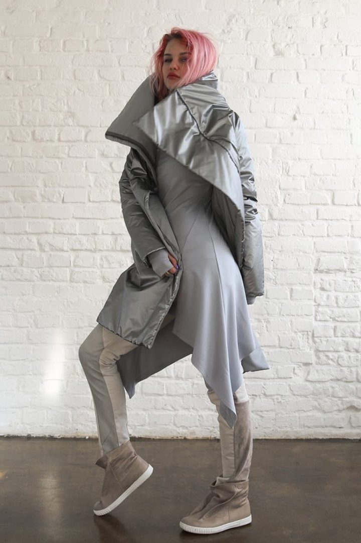 Пуховик «Wrap Silver»