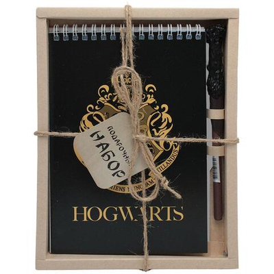 Набор Блокнот Гарри Поттер А5 60 листов + Ручка шариковая Волшебная палочка (вид 2) (Центрум)