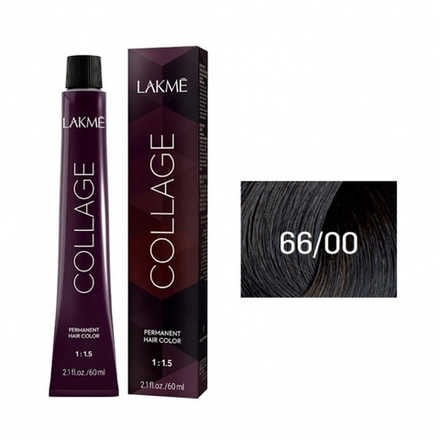 Lakme Collage Крем-краска для волос, 66/00 Темный блондин интенсивный, 60 мл