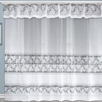 Полотно жаккардовое рис. 341,  высота 2.9м, цвет белый, Россия.