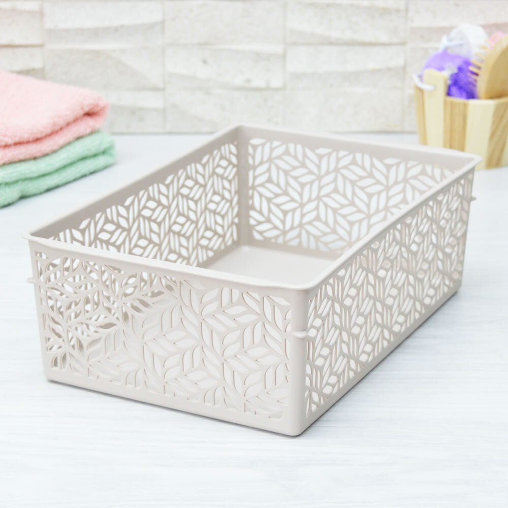 Корзина универсальная 4,3л "Linden" (бежевый)