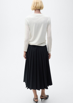 Джемпер из смесовой шерсти с круглой горловиной