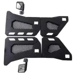 Половинные двери c зеркалами для 2х и 4х дверной версий Jeep Wrangler JL 2017+ / Gladiator 2019+ трубчатые дверь обвес