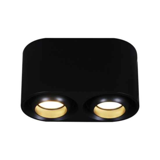 16123-9.5-002 GU10 BK светильник точ.