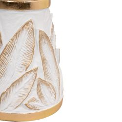 Столик декоративный Арт Leaves Gold Белый