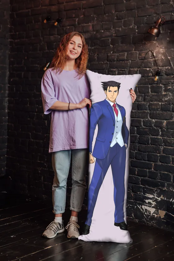 Дакимакура Феникс Райт и Майлз Эджворт