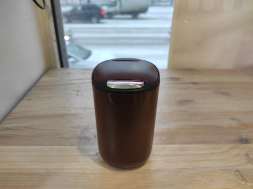 T-03 / Пепельница-стакан хром, коричневый (с подсветкой) T-03 (1 шт.) =