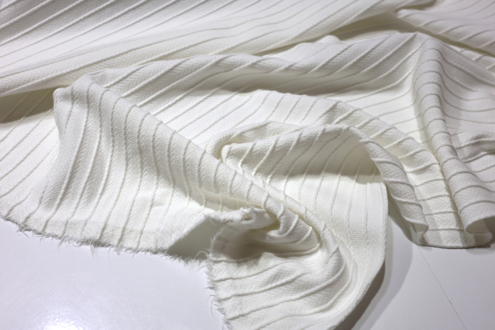 БЕЛЫЙ - Жаккард в полоску (ОЗ85 Елена)